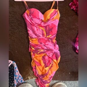 Sunset color dress Princess Polly